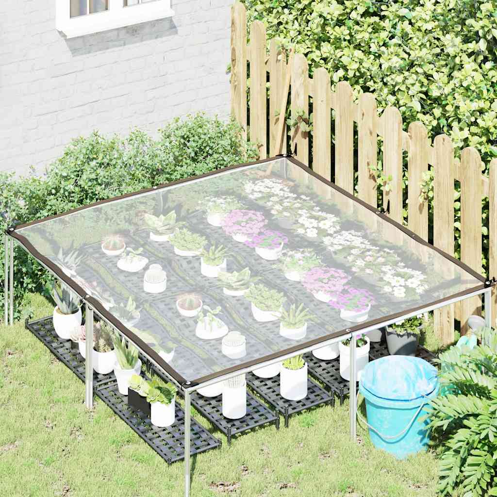 klar presenning med øjer 2x2 m polyethylen