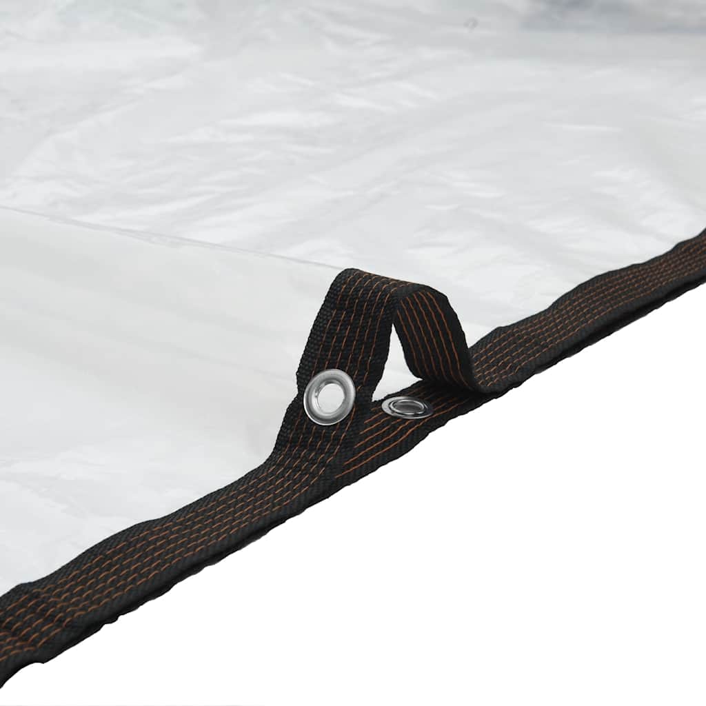 klar presenning med øjer 12x12 m polyethylen