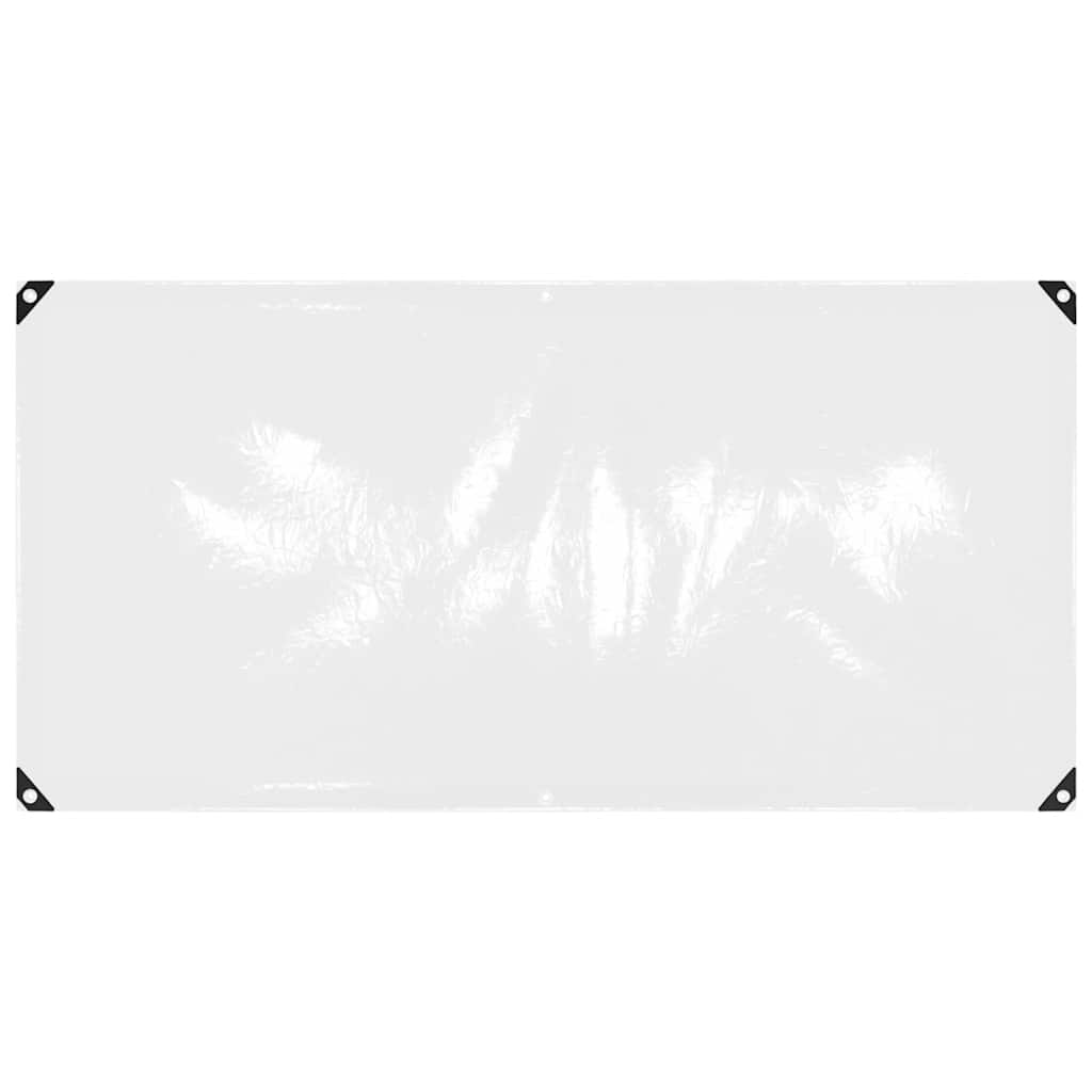 klar presenning med øjer 1x2 m PVC