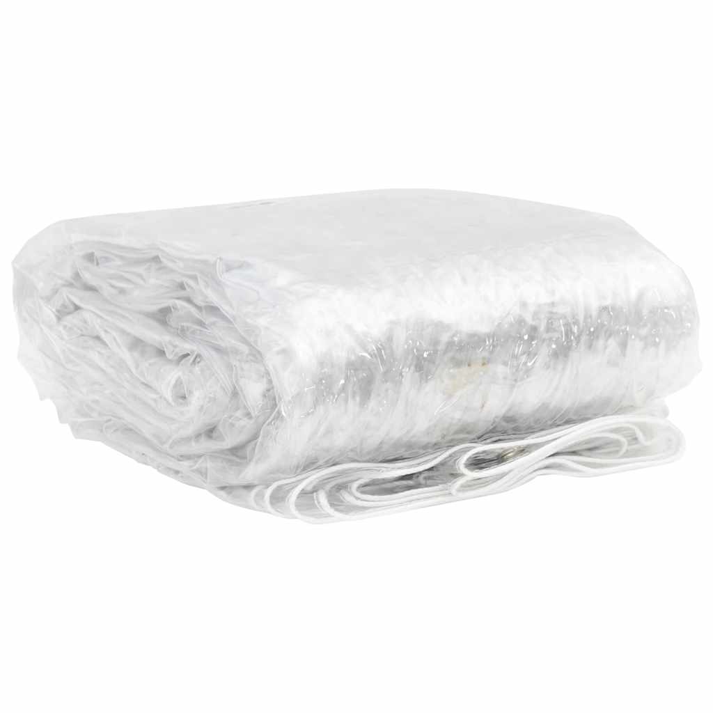klar presenning med øjer 1x6 m PVC