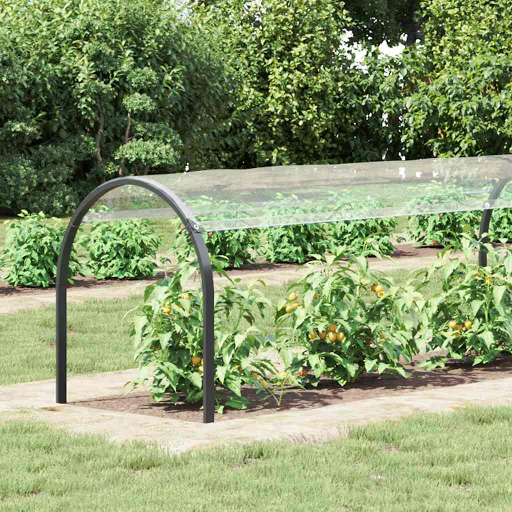 klar presenning med øjer 1x8 m PVC