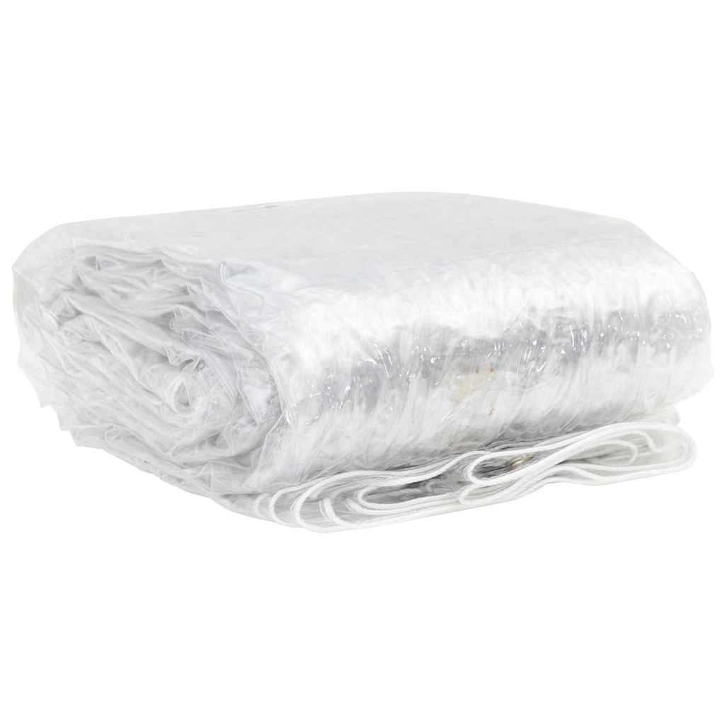 klar presenning med øjer 1x8 m PVC