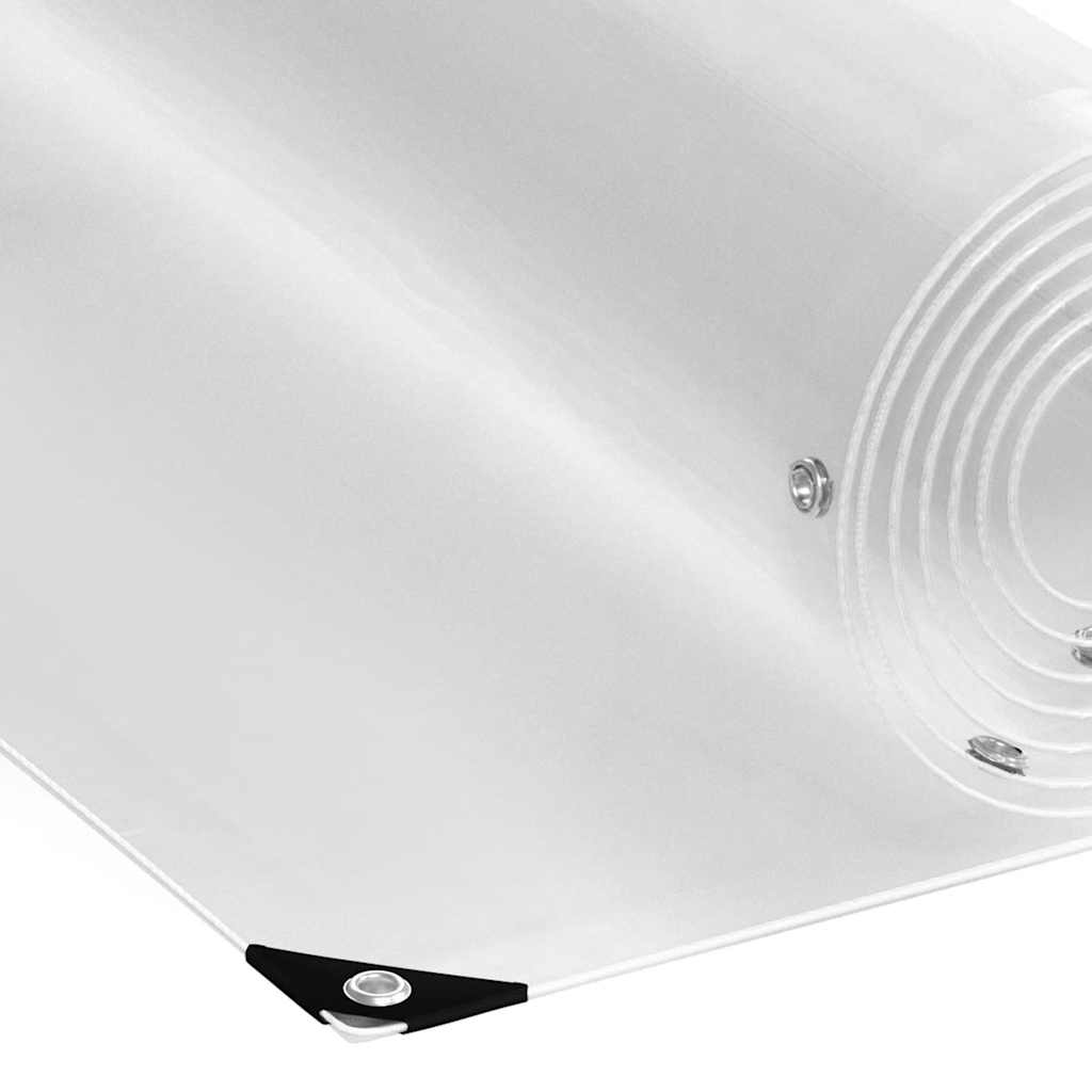 klar presenning med øjer 2x2 m PVC