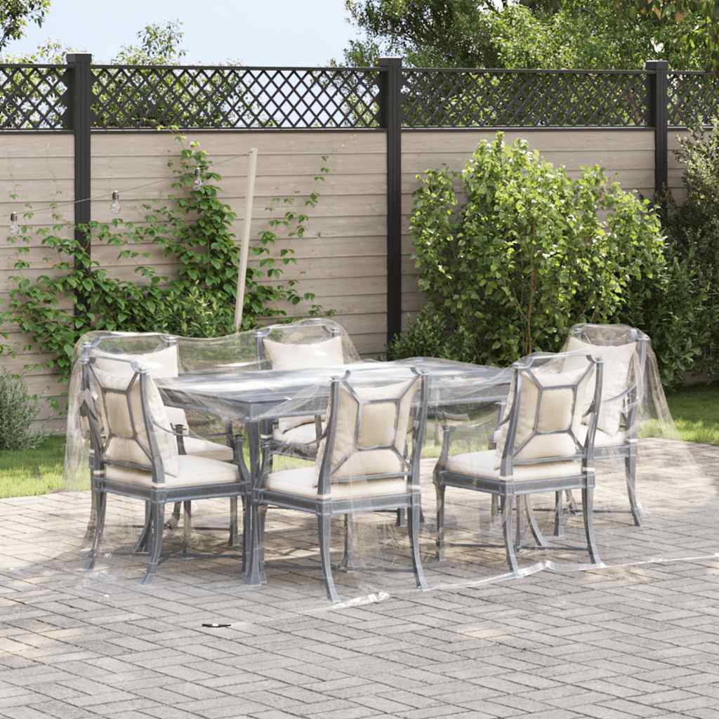 klar presenning med øjer 3x3 m PVC