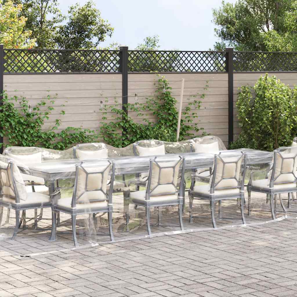 klar presenning med øjer 3x8 m PVC