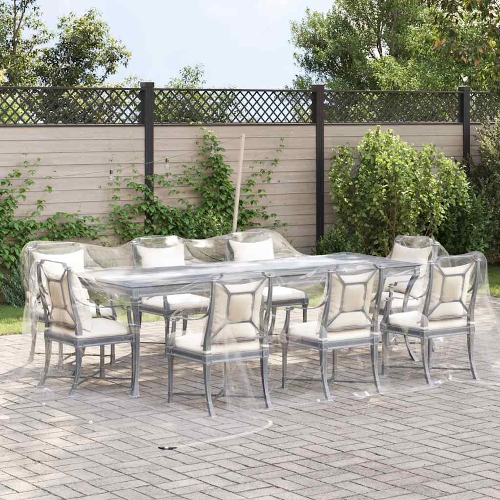 klar presenning med øjer 5x5 m PVC