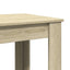 barbord 51x50x103,5 cm konstrueret træ sonoma-eg