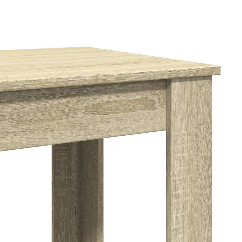 barbord 51x50x103,5 cm konstrueret træ sonoma-eg