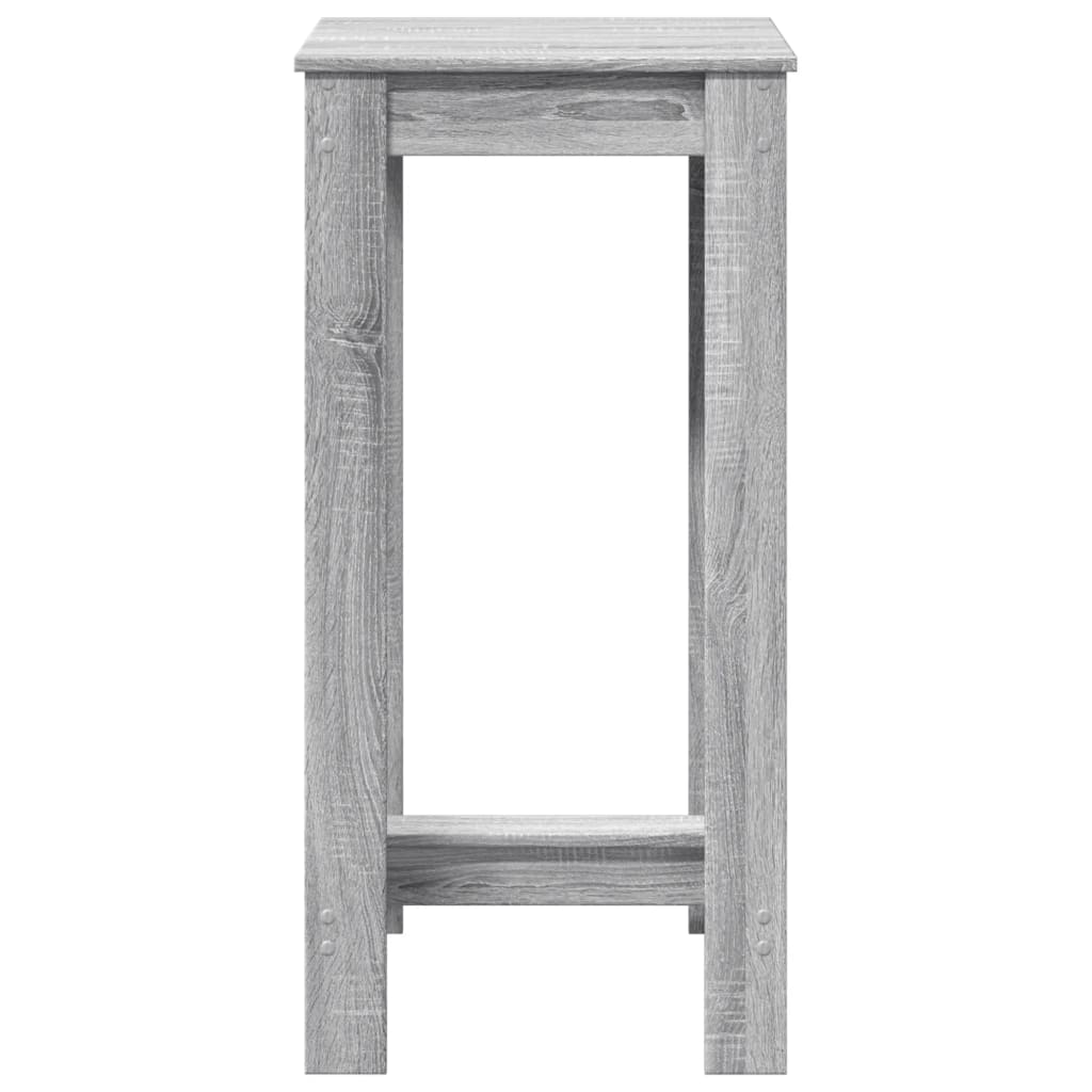 barbord 51x50x103,5 cm konstrueret træ grå sonoma-eg
