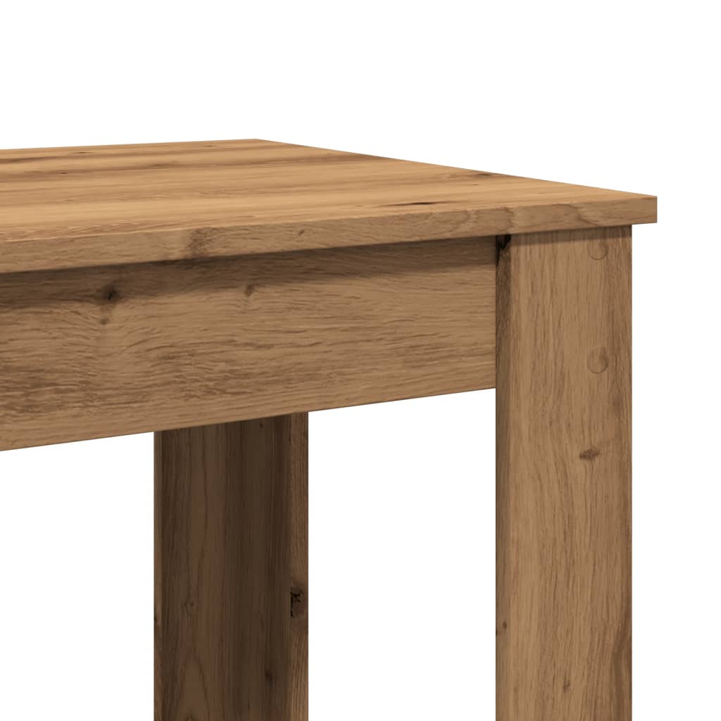 barbord 51x50x103,5 cm konstrueret træ gammelt trælook