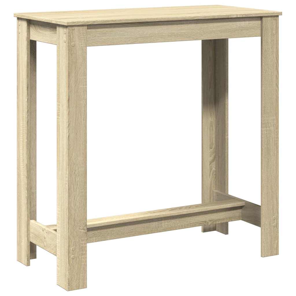 barbord 102x50x103,5 cm konstrueret træ sonoma-eg