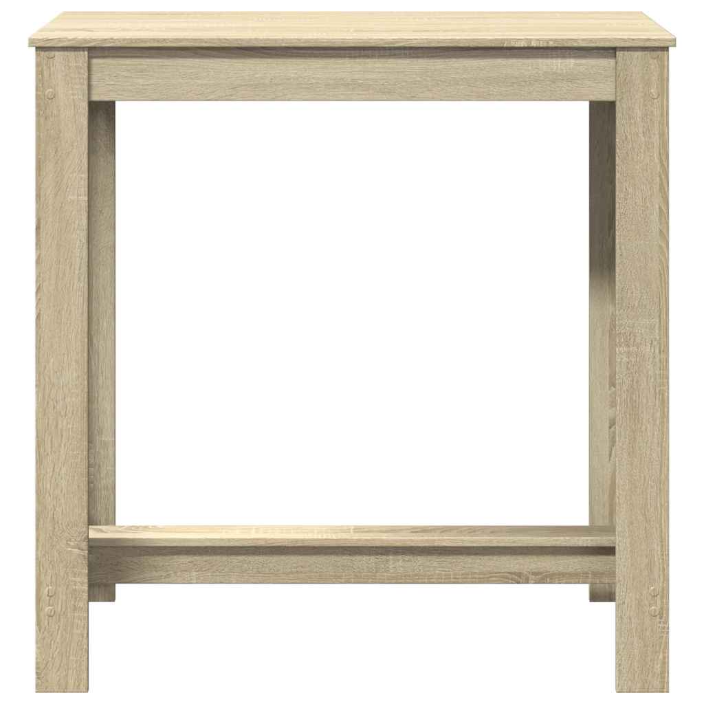 barbord 102x50x103,5 cm konstrueret træ sonoma-eg