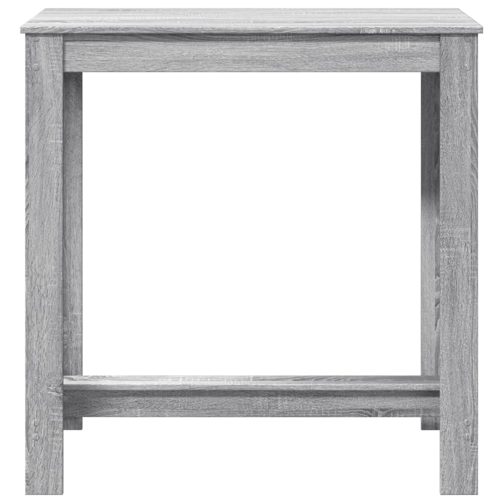 barbord 102x50x103,5 cm konstrueret træ grå sonoma-eg