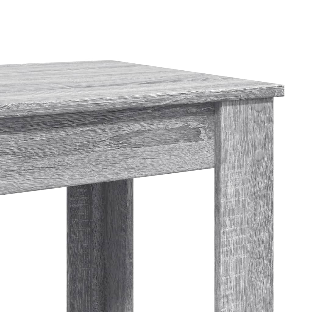 barbord 102x50x103,5 cm konstrueret træ grå sonoma-eg