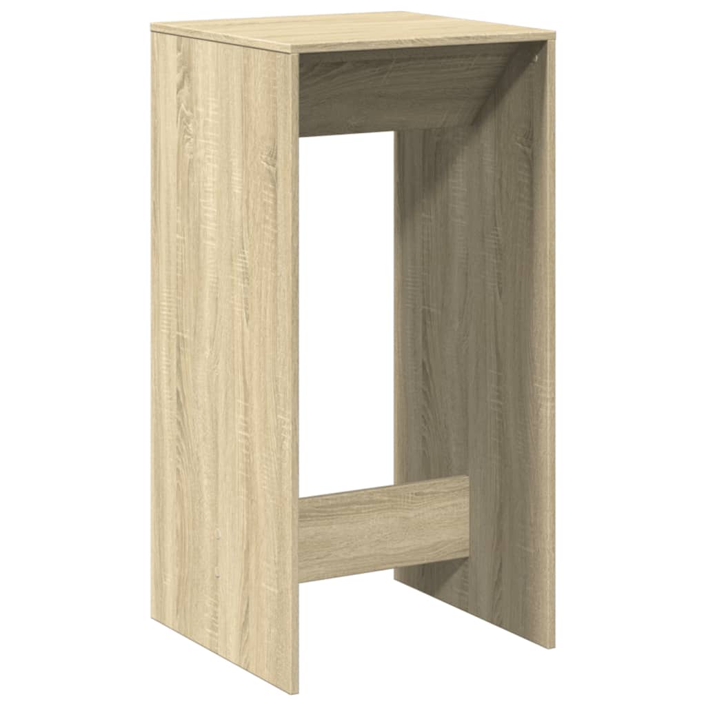 barbord 51x50x103,5 cm konstrueret træ sonoma-eg