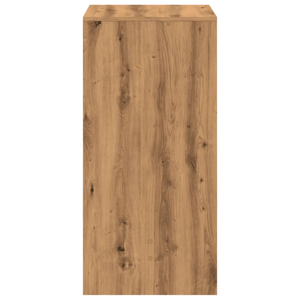 barbord 51x50x103,5 cm konstrueret træ gammelt trælook