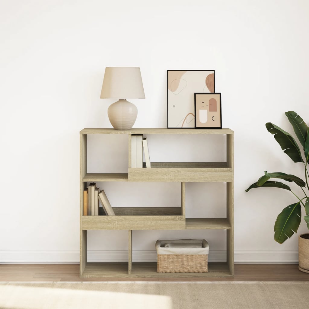 bogreol/rumdeler 100x33x94,5 cm sonoma-eg