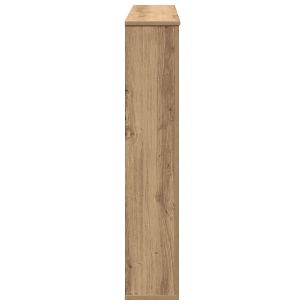 forsats til pejs 100x20x100 cm konstrueret træ kunsteg