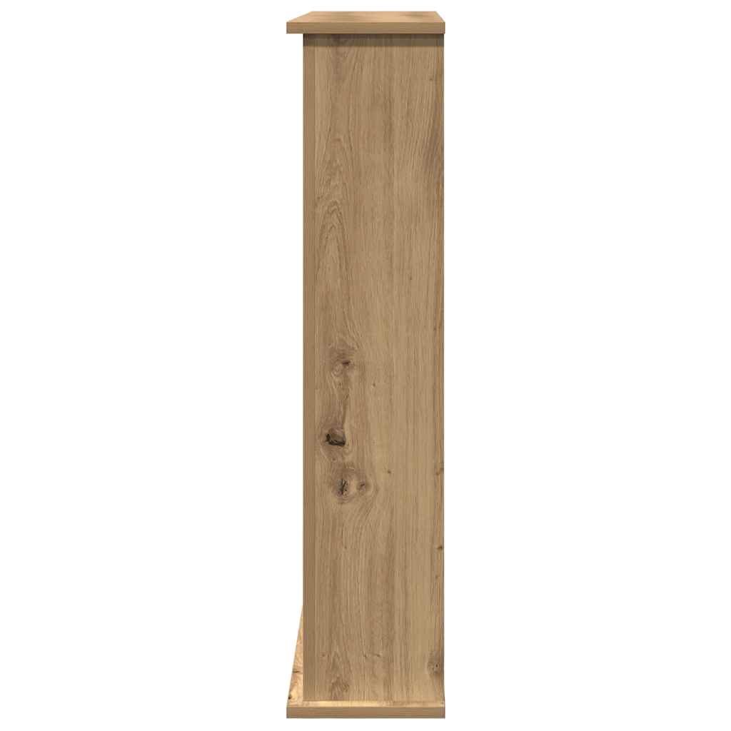 forsats til pejs 75x20x87,5 cm konstrueret træ kunsteg
