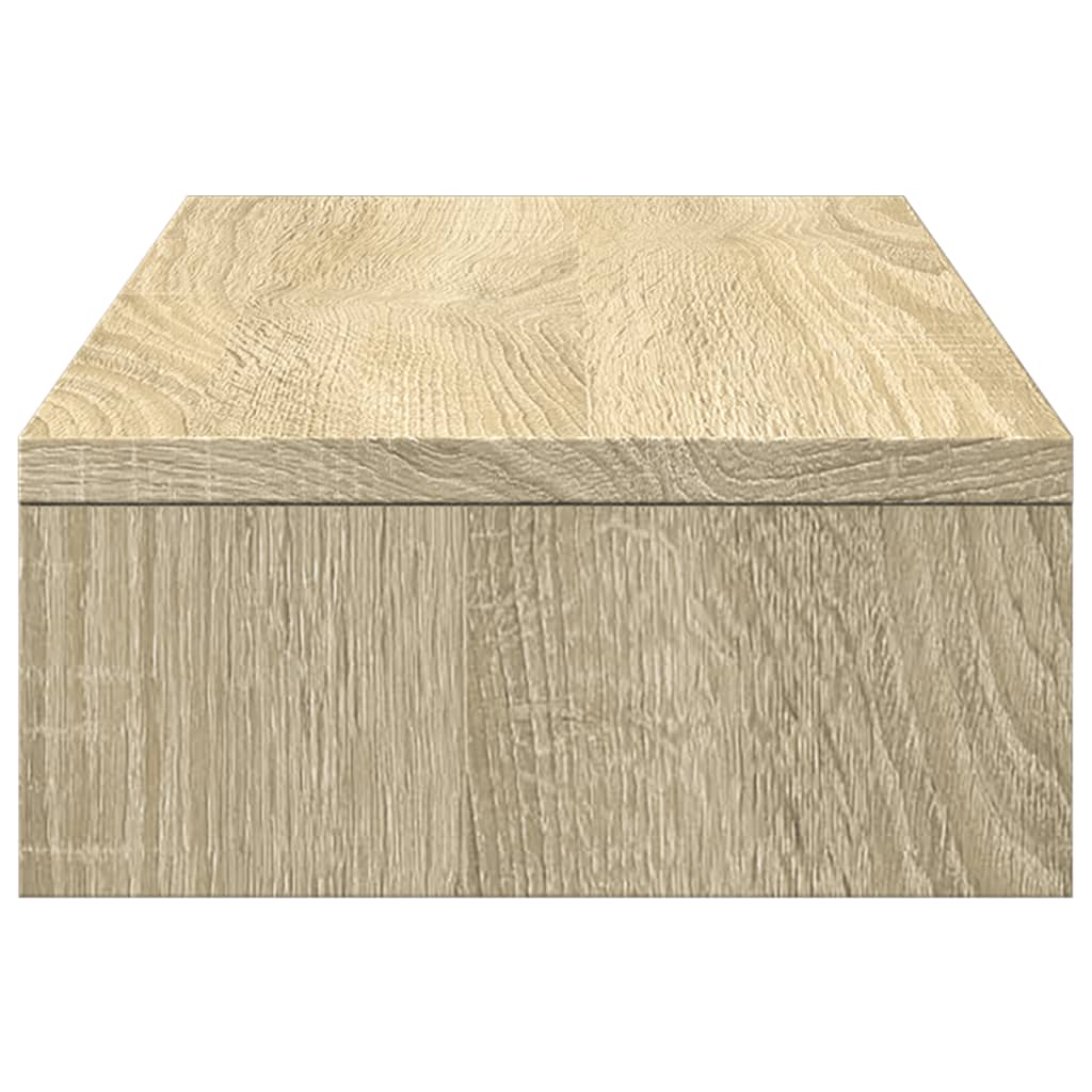 skærmholder 60x24x10,5 cm konstrueret træ sonoma-eg