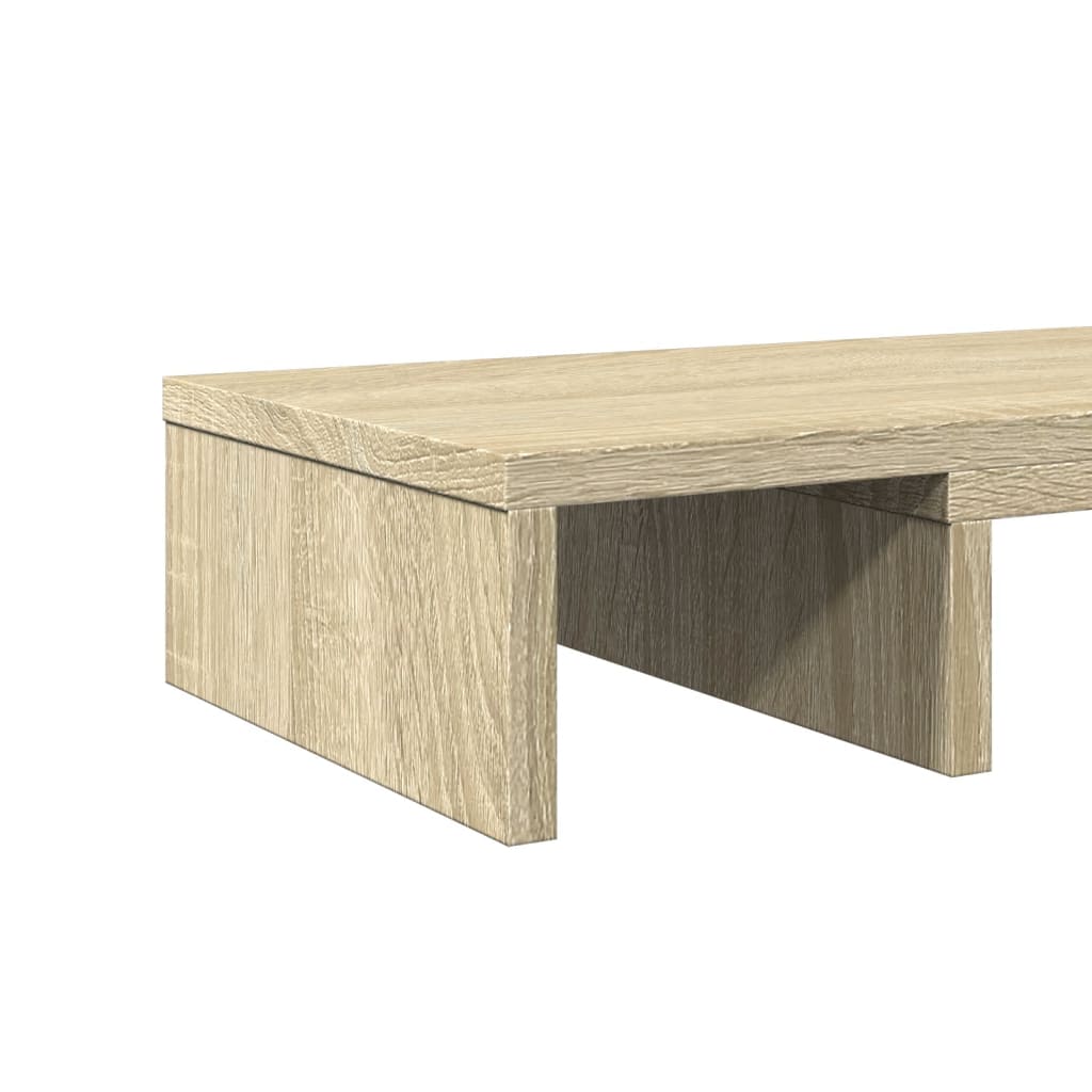 skærmholder 60x24x10,5 cm konstrueret træ sonoma-eg