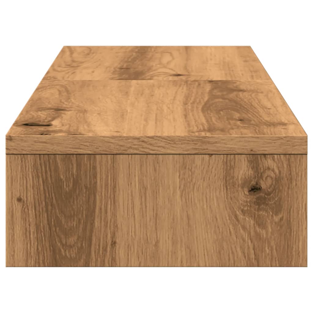 skærmholder 80x24x10,5 cm justerbar konstrueret træ kunsteg