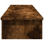 skærmstander 100x27x15 cm konstrueret træ røget egetræsfarve
