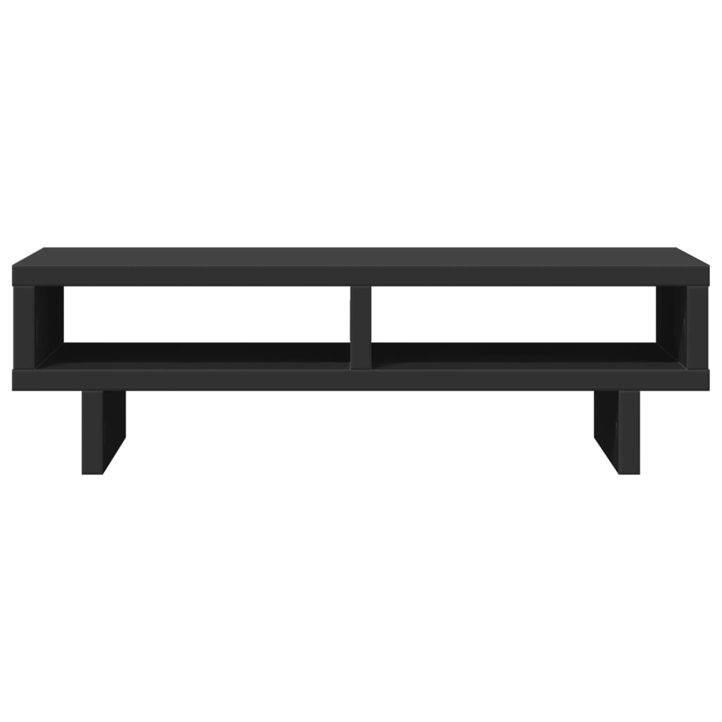 skærmholder 50x27x15 cm konstrueret træ sort