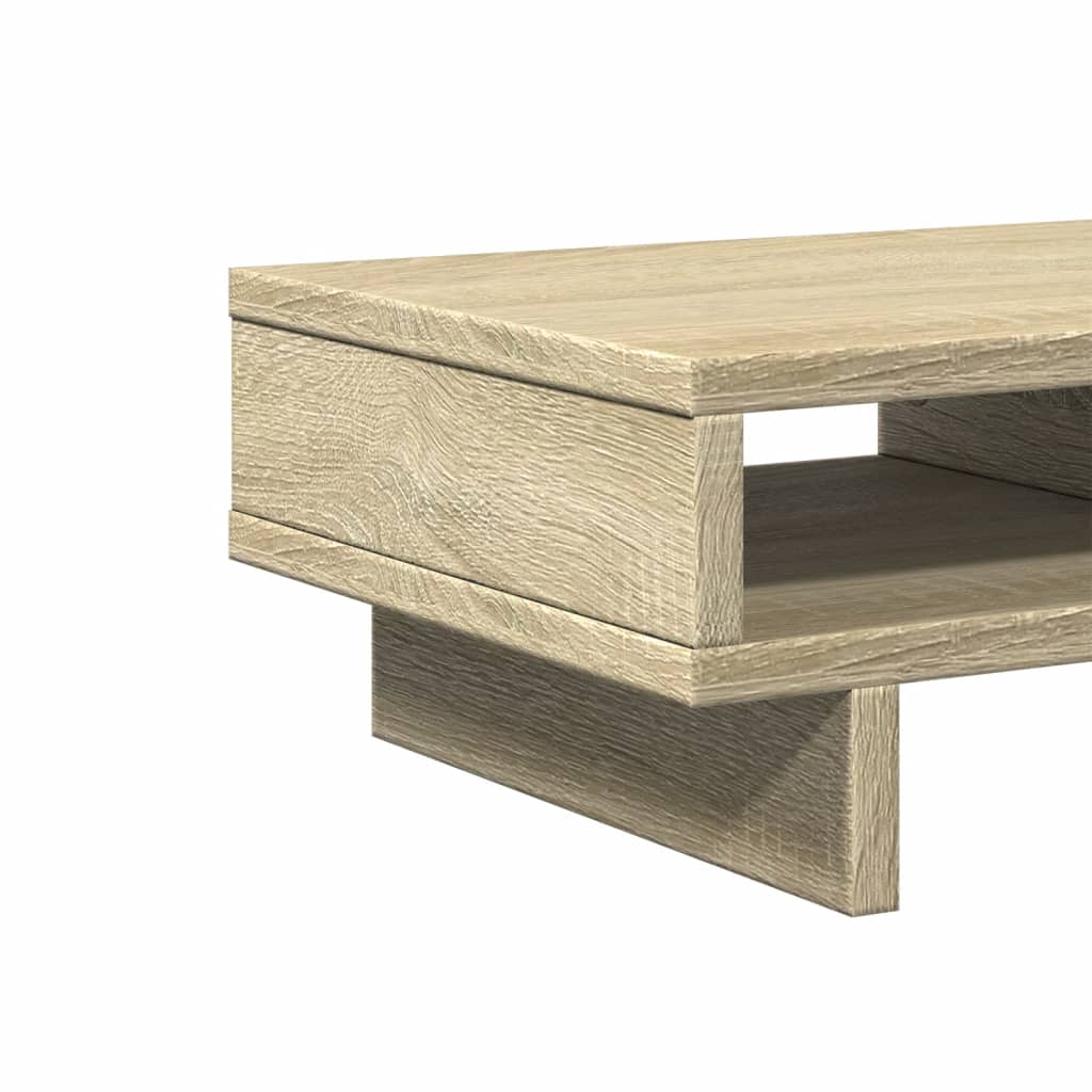 skærmholder 50x27x15 cm konstrueret træ sonoma-eg