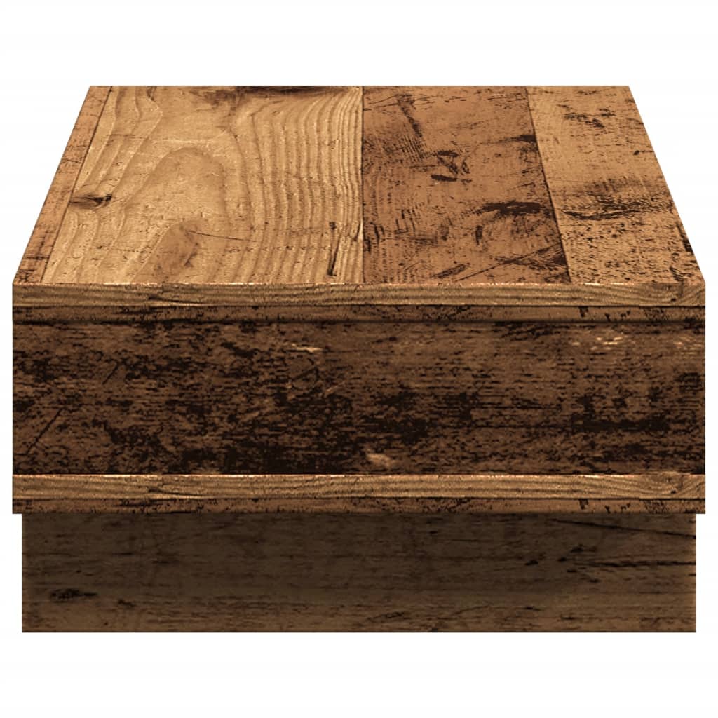 skærmholder 50x27x15 cm konstrueret træ gammelt træ