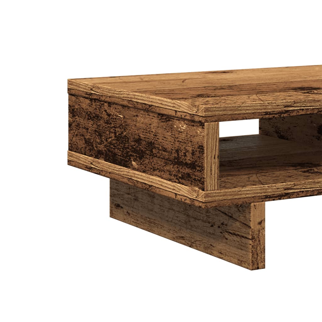 skærmholder 50x27x15 cm konstrueret træ gammelt træ