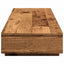 skærmholder 100x27x15 cm konstrueret træ gammelt trælook