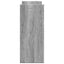 hylde til skrivebord 40x17x41 cm konstrueret træ grå sonoma-eg
