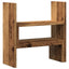 hylde til skrivebord 40x17x41 cm konstrueret træ antikt træ