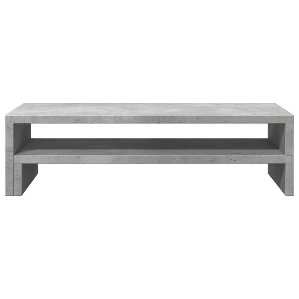 skærmholder 54x22x15 cm konstrueret træ betongrå
