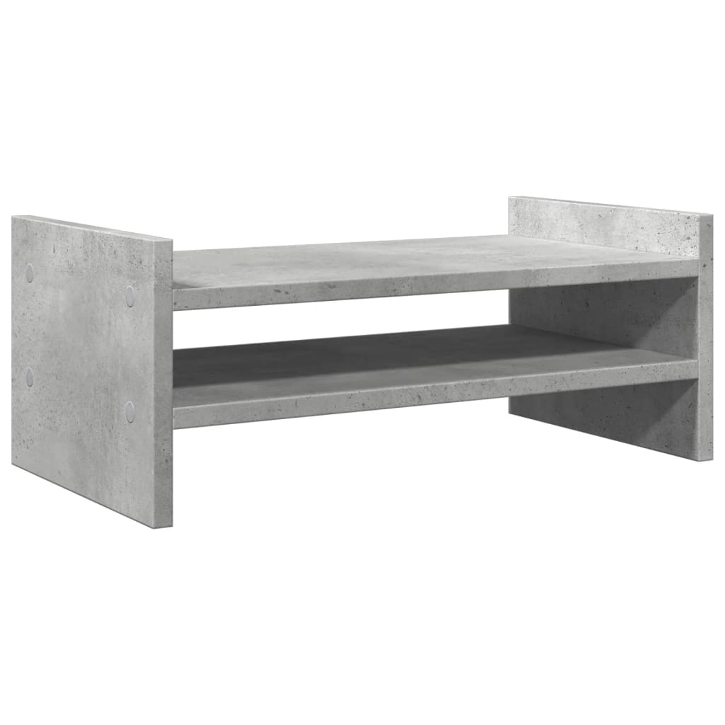 skærmholder 50x27x20 cm konstrueret træ betongrå
