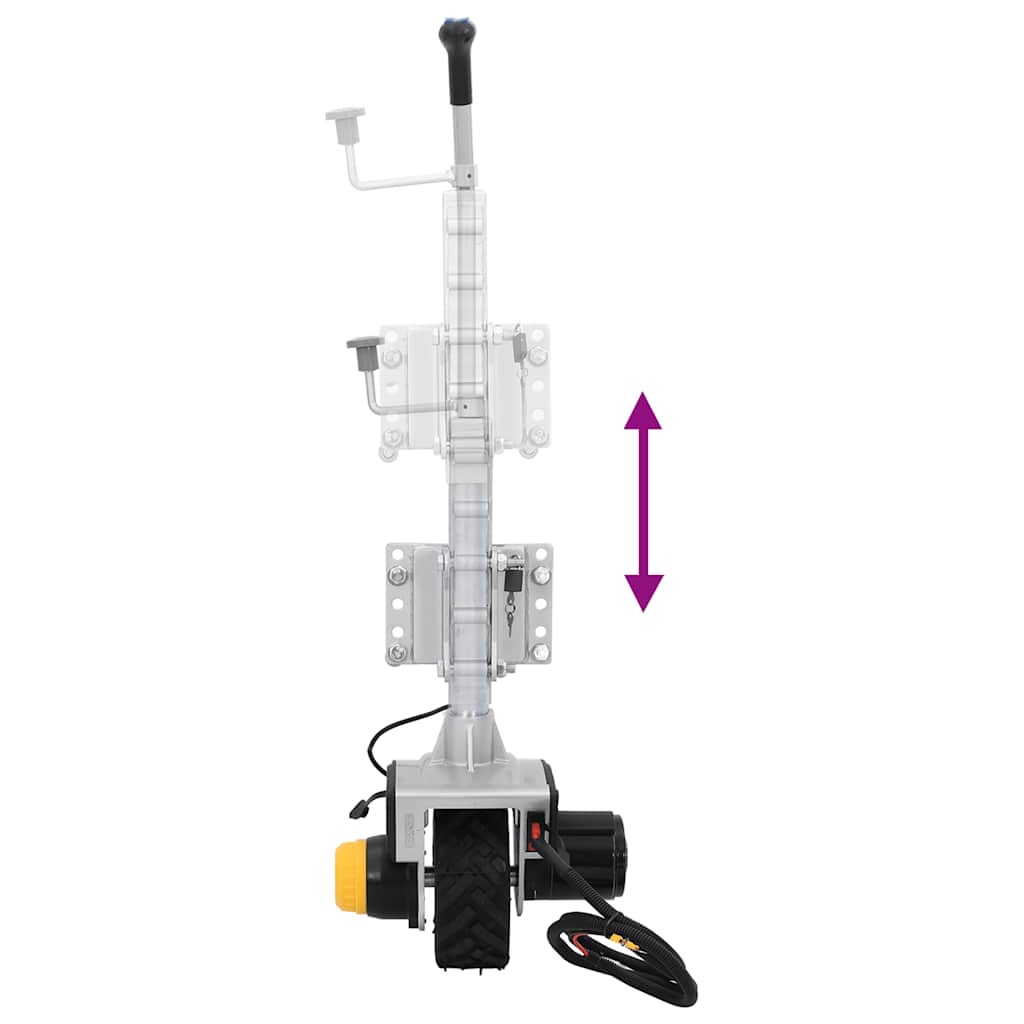 næsehjul 12 V 550 W aluminium