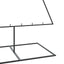 dekorationstræ 210 cm metal sort