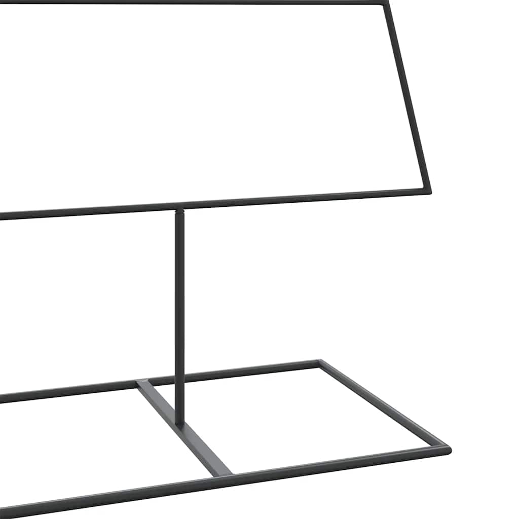 dekorativt juletræ 180 cm metal sort