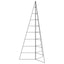 dekorationstræ 210 cm metal sort