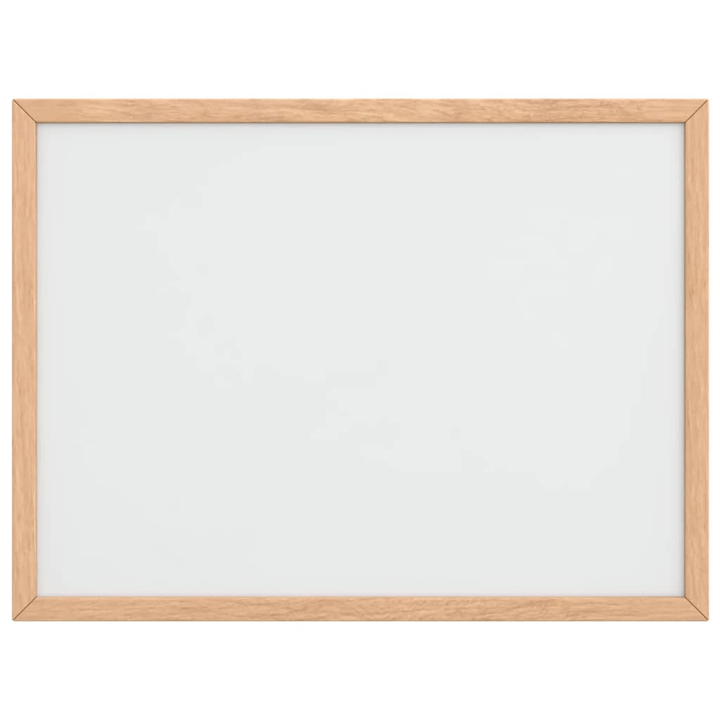 magnetisk whiteboardtavle med ramme af massivt fyrretræ 40x30cm