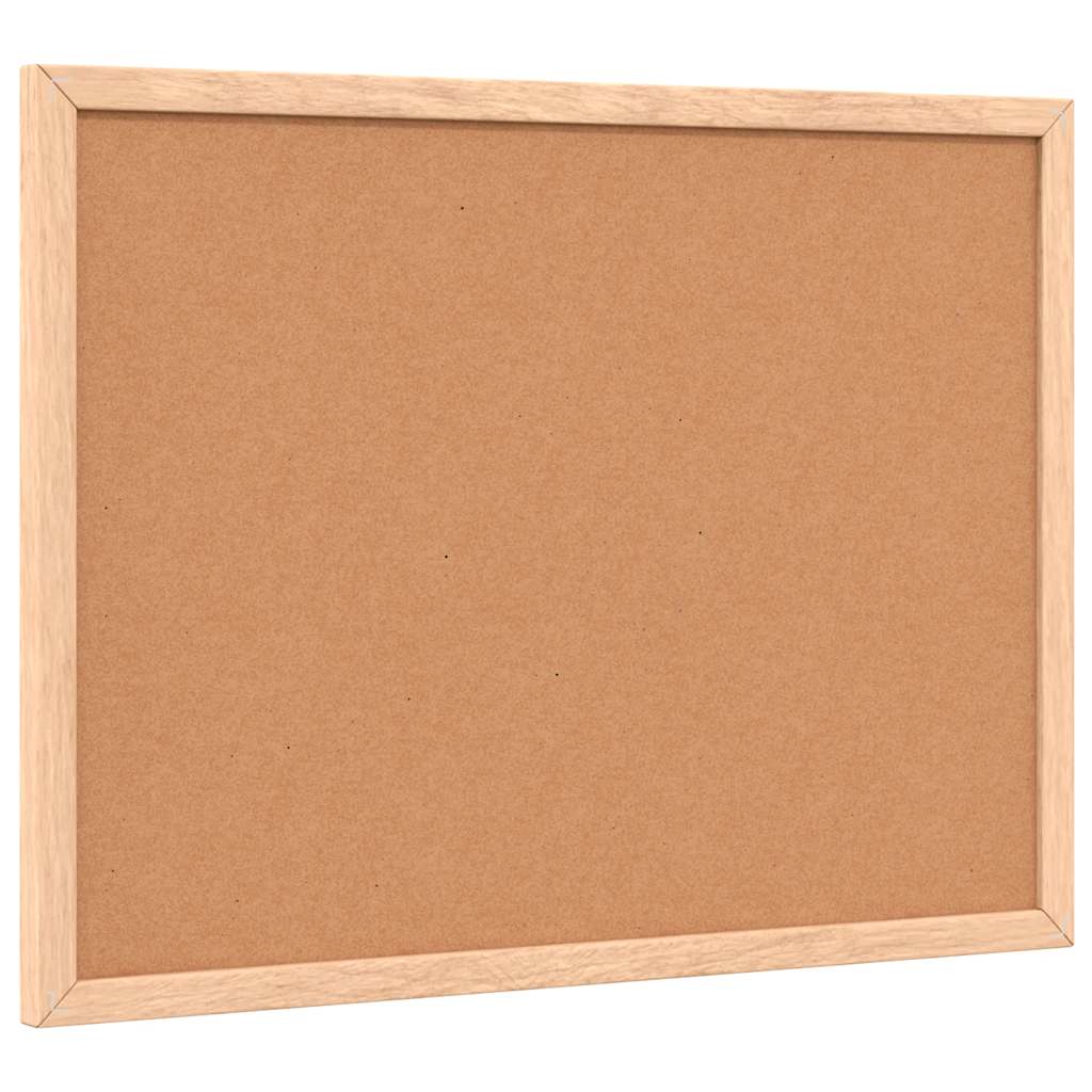 magnetisk whiteboardtavle med ramme af massivt fyrretræ 40x30cm