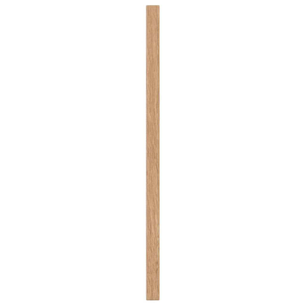 tavle med ramme af massivt fyrretræ sort 60x30 cm