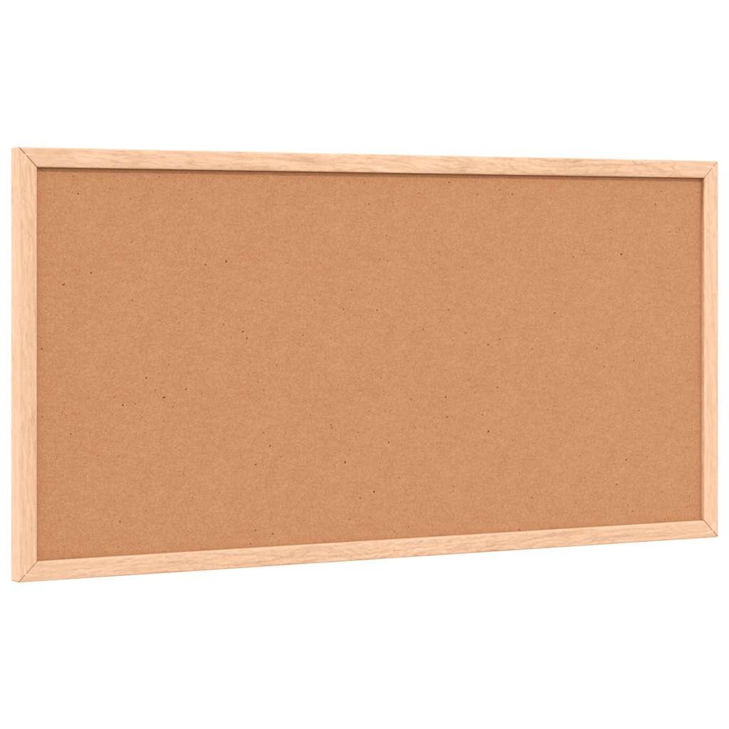 tavle med ramme af massivt fyrretræ sort 60x30 cm