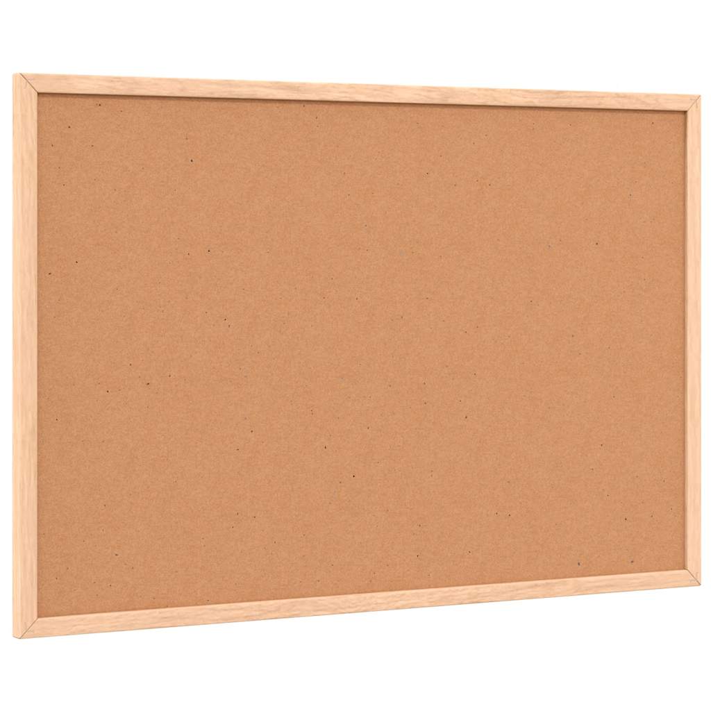 tavle med ramme af massivt fyrretræ sort 60x40 cm