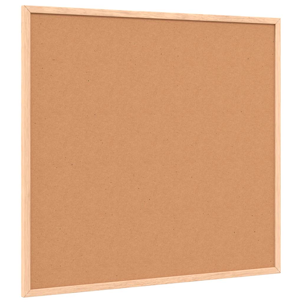 tavle med ramme af massivt fyrretræ sort 60x55 cm