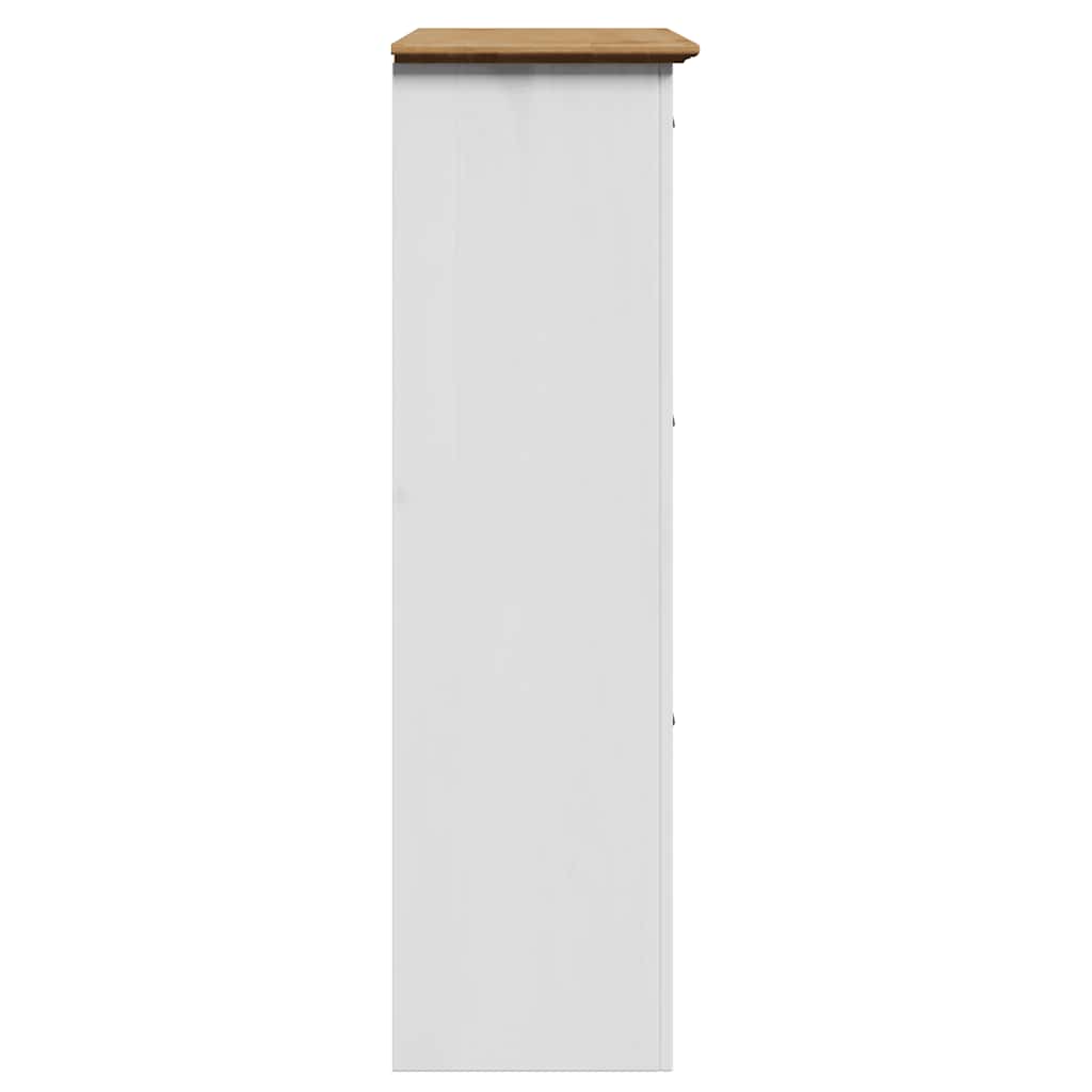 skoreol BODO 80x35x118 cm hvid og brun
