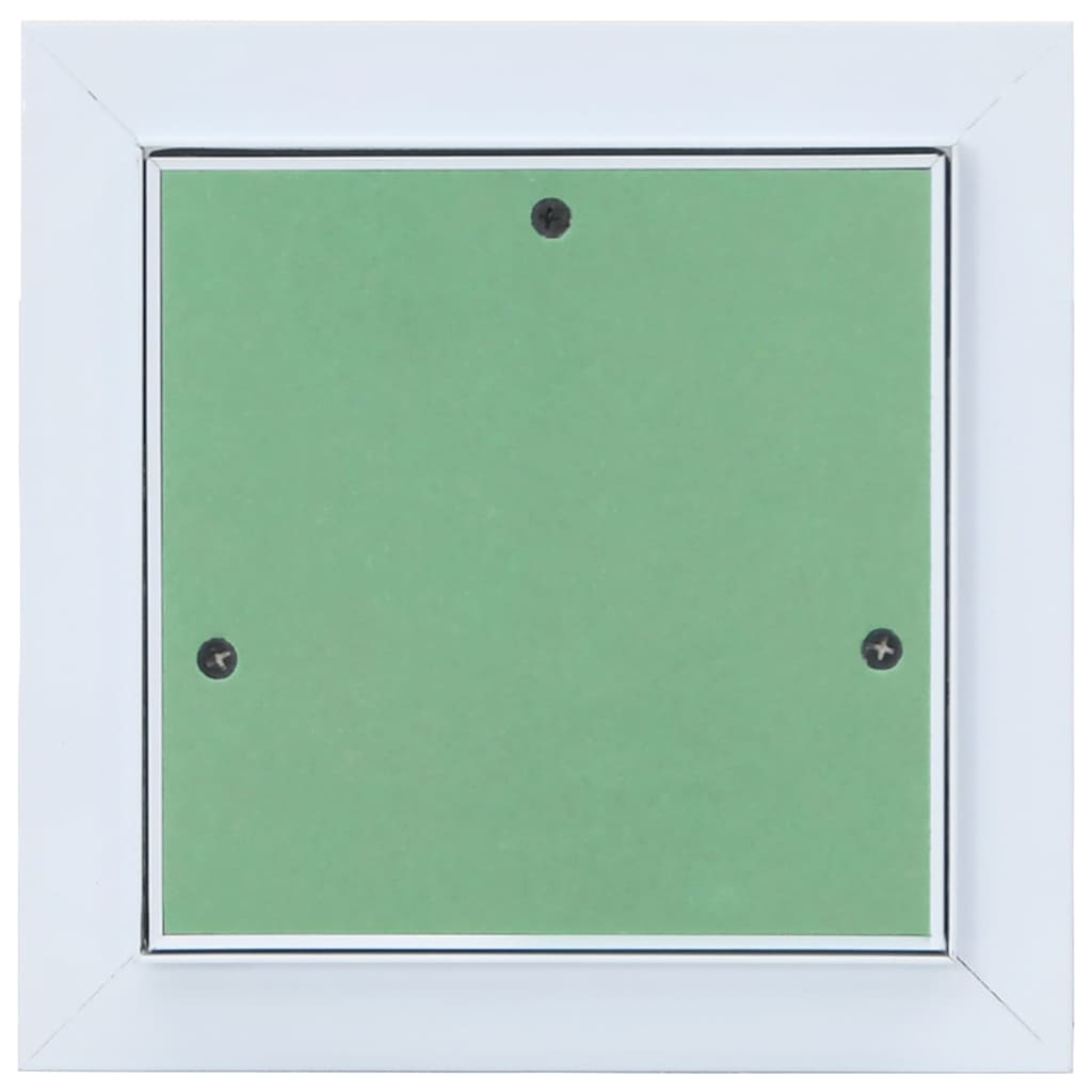 Adgangspanel Grøn og Sølv 20 x 20 cm Aluminium og gipsplade