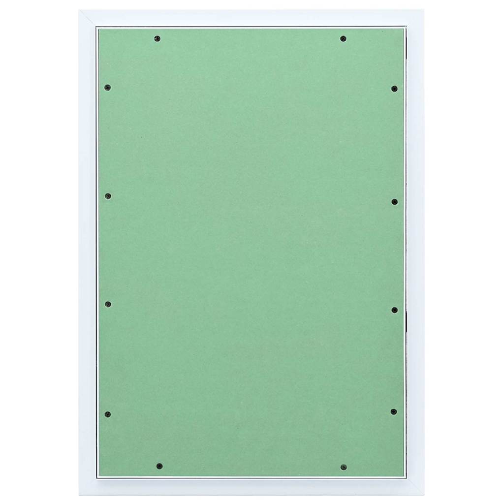 Adgangspanel Grøn og Sølv 55 x 75 cm Aluminium og gipsplade
