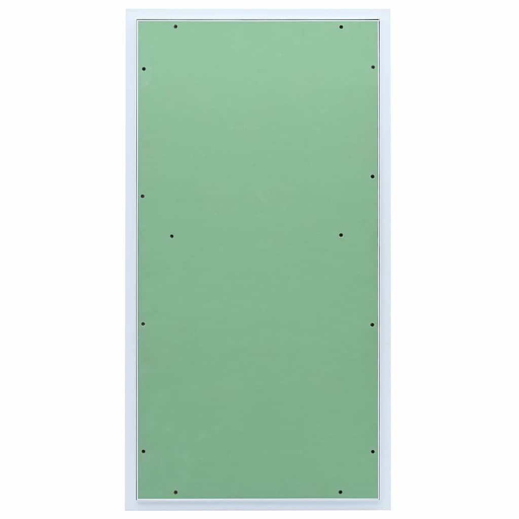 Adgangspanel Grøn og Sølv 55 x 105 cm Aluminium og gipsplade